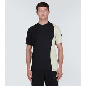 Moncler X Adidas Originals T-Shirt Size S Black Beige Colorblock NWT $380 #LTTX